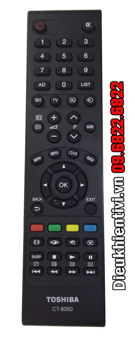 Điều khiển tivi toshiba CT-8060